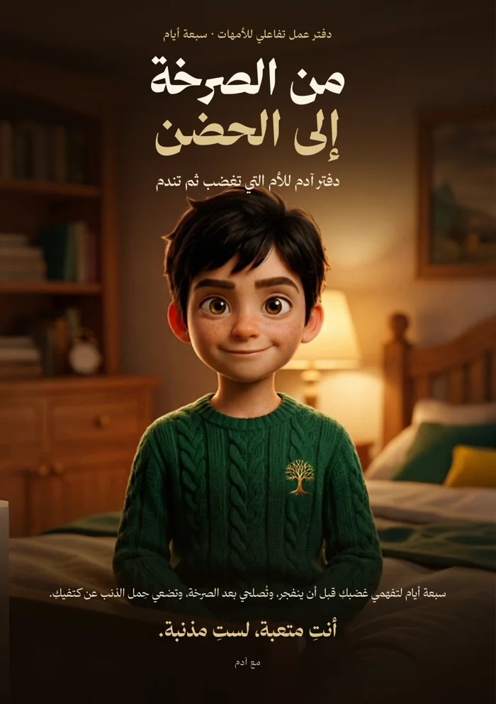 غلاف دفتر من الصرخة إلى الحضن